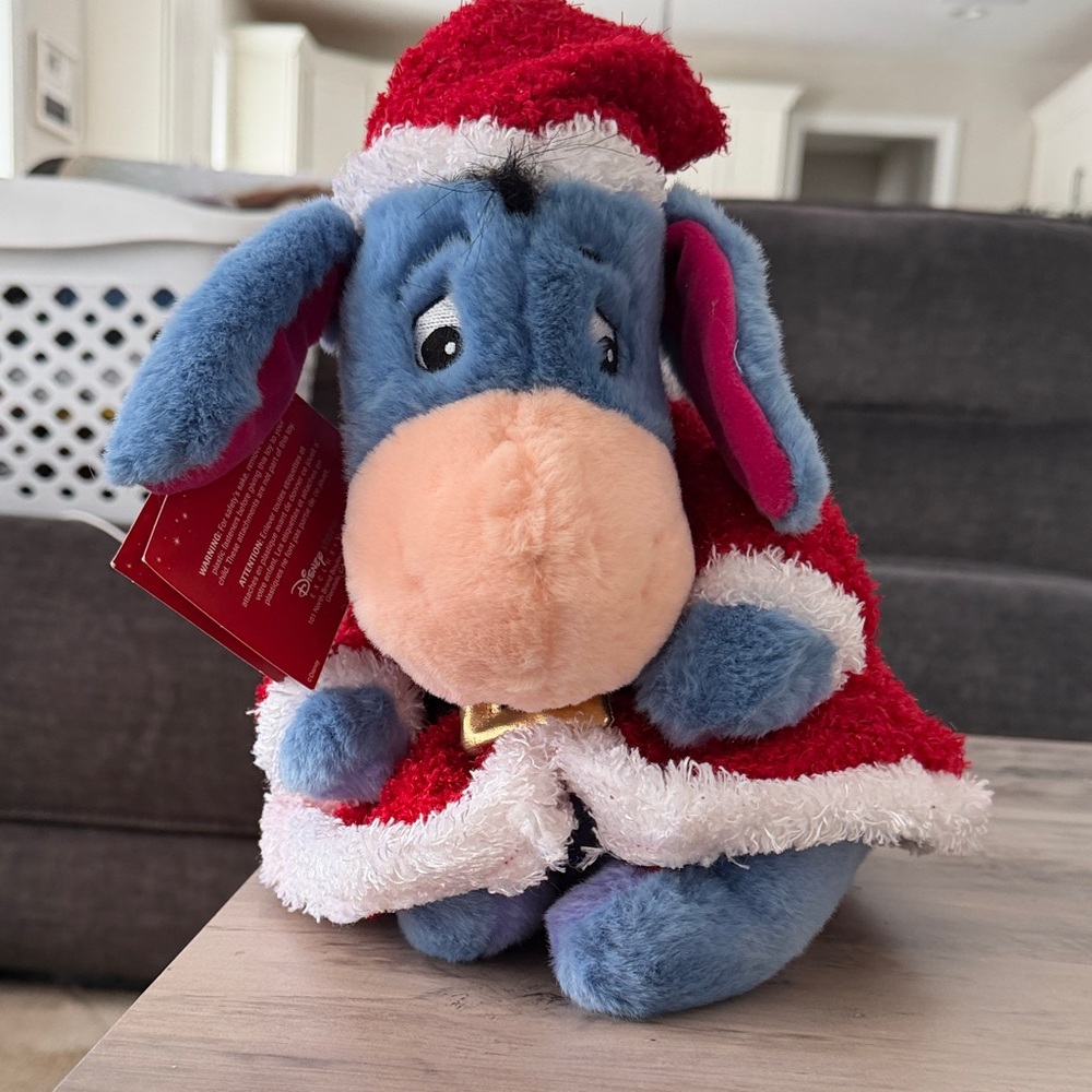 Vintage Disney Santa Helpers Eeyore Stuffie